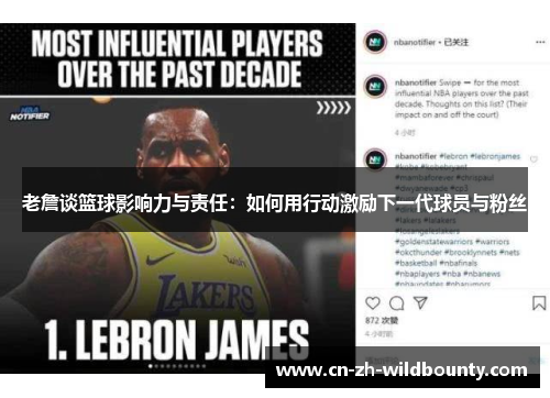 老詹谈篮球影响力与责任:如何用行动激励下一代球员与粉丝 老詹谈篮球影响力与责任:如何用行动激励下一代球员与粉丝